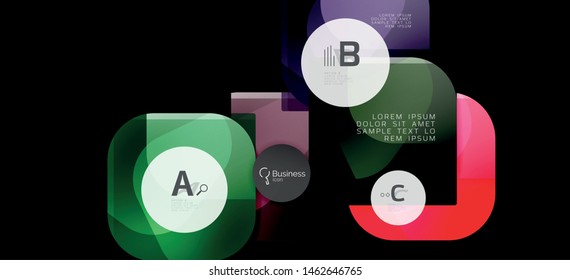 Info graphics circles background. Success icon symbol. Vector info graphic design. Creative vector element. Decoration element. Info banner frame. Futuristic concept.