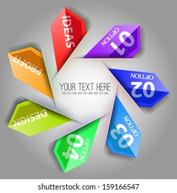 Info Graphics Color full Arrows