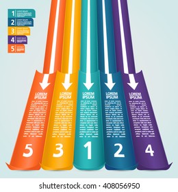 Info graphics design template, Business concept slider playground. Vector illustration. 
