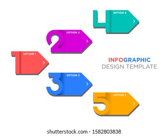 Info Graphics elements with Icon Layout Template
