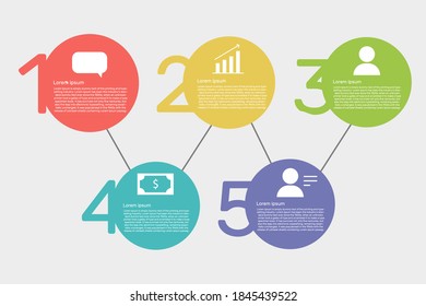 Info-Grafik, moderne Business-Vektorgrafik