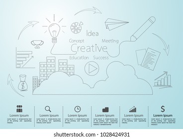 Info graphics, in paper form.