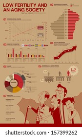 info graphics social welfare elderly society 
