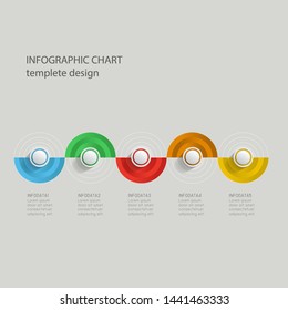 Info graphics template. Vector illustration.