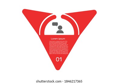 Ilustración de diseño vectorial de infografía