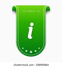 Info Green Vector Icon Design