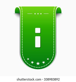 Info Green Vector Icon Design