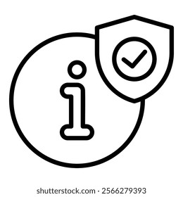 Info Guard Icon Element For Design