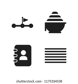 info icon. 4 info vector icons set. justified, halfway and tinge icons for web and design about info theme