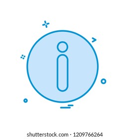 Info icon deisgn vector