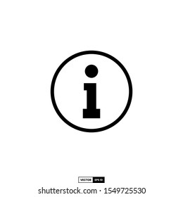 info icon, design inspiration vector template for interface and any purpose