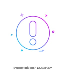 Info icon design vector