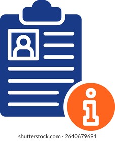 Info Icon Fill Vector Illustration