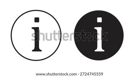 Info icon. filled flat sign for mobile concept and web design