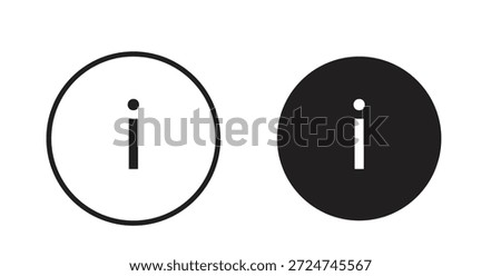 Info icon. filled flat sign for mobile concept and web design