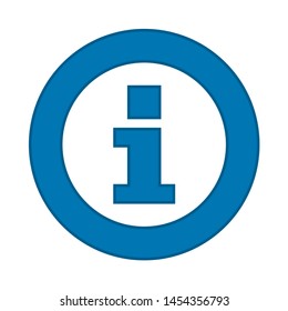 info icon. flat illustration of info. vector icon. info sign symbol