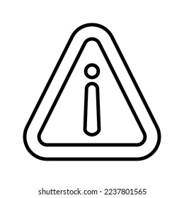 icono de información plana trendy popular simple