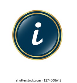 Info icon - glossy button
