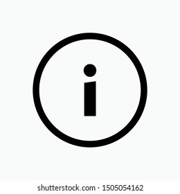 Info Icon. Help Desk, Information Symbol for Design, Presentation, Website or Apps Elements - Vector.  Logo Template.