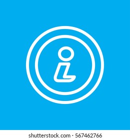 info icon illustration isolated vector sign symbol