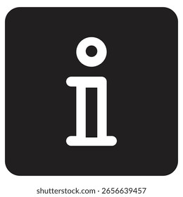 Abbildung des Info-Symbols: Einfaches, kühnes Design�
