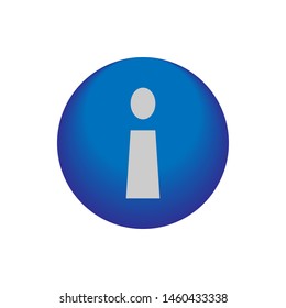 Info Icon. Information Center, Help Desk Symbol for Design Elements, Websites, Presentation and Application - Vector.