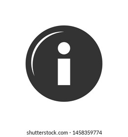 Info Icon. Information Centre Illustration As A Simple Vector & Trendy Symbol for Design and Websites, Presentation or Mobile Application.