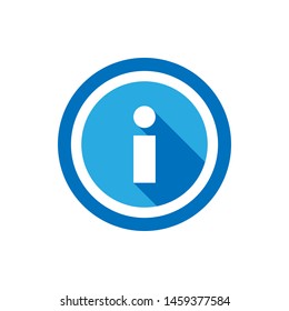 Info Icon. Information Centre Illustration As A Simple Vector & Trendy Symbol for Design and Websites, Presentation or Mobile Application.