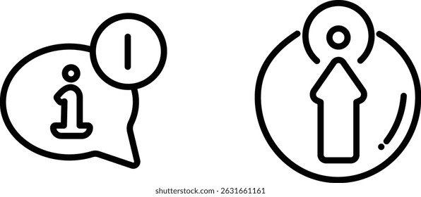 Info Icon for Information, Help, and Support Purposes