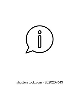Icono de información, signo de información diseño de vector