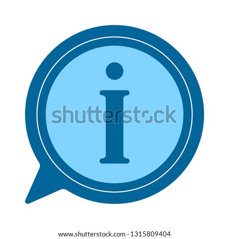 info icon - information sign isolated, help desk illustration - Vector faq icon