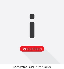 Info Icon, Information Icon Vector Illustration In Flat Style Eps10