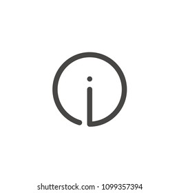 Info icon line