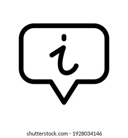 info icon or logo isolated sign symbol vector illustration - high quality black style vector icons
