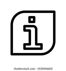 icono de información o logotipo símbolo de signo aislado ilustración vectorial - iconos vectoriales de estilo negro de alta calidad
