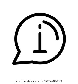 icono de información o logotipo símbolo de signo aislado ilustración vectorial - iconos vectoriales de estilo negro de alta calidad
