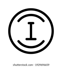 icono de información o logotipo símbolo de signo aislado ilustración vectorial - iconos vectoriales de estilo negro de alta calidad
