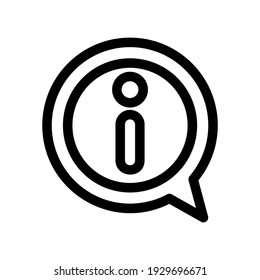 icono de información o logotipo símbolo de signo aislado ilustración vectorial - iconos vectoriales de estilo negro de alta calidad
