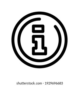 info icon or logo isolated sign symbol vector illustration - high quality black style vector icons
