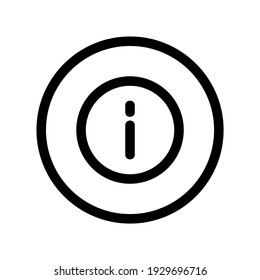 icono de información o logotipo símbolo de signo aislado ilustración vectorial - iconos vectoriales de estilo negro de alta calidad
