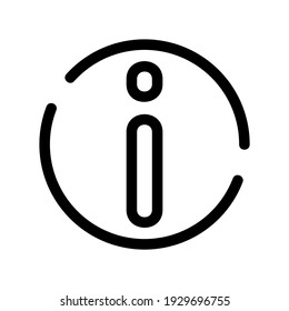 icono de información o logotipo símbolo de signo aislado ilustración vectorial - iconos vectoriales de estilo negro de alta calidad
