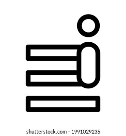 Info-Symbol oder Logo einzeln auf Zeichen, Vektorgrafik - hochwertige Vektorsymbole in schwarzem Stil

