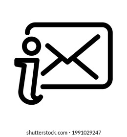 icono de información o logotipo símbolo de signo aislado ilustración vectorial - iconos vectoriales de estilo negro de alta calidad
