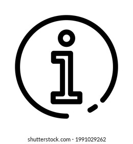 info icon or logo isolated sign symbol vector illustration - high quality black style vector icons
