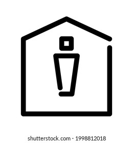 Info-Symbol oder Logo einzeln auf Zeichen, Vektorgrafik - hochwertige Vektorsymbole in schwarzem Stil

