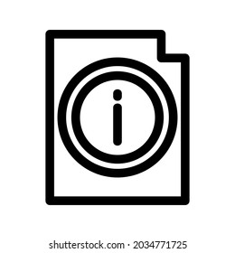info icon or logo isolated sign symbol vector illustration - high quality black style vector icons

