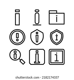 info icon or logo isolated sign symbol vector illustration - Collection of high quality black style vector icons
