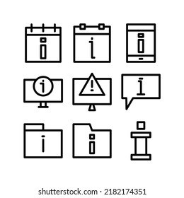 info icon or logo isolated sign symbol vector illustration - Collection of high quality black style vector icons
