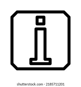 info icon or logo isolated sign symbol vector illustration - high quality black style vector icons
