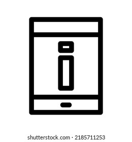 icono de información o logotipo símbolo de signo aislado ilustración vectorial - iconos vectoriales de estilo negro de alta calidad
